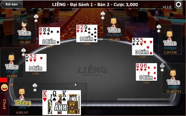 4 chiến thuật đỉnh cao khi cược Liêng online