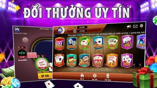 5 nhà cái game bài đổi thưởng trực tuyến uy tín nhất Việt Nam