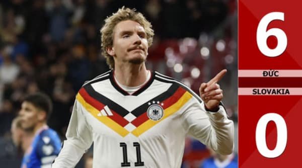 Đội tuyển Đức chạm một tay vào vé trực tiếp dự World Cup 2026